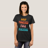 スープパワードFckマシン 引用語録アパレル Tシャツ (正面フル)