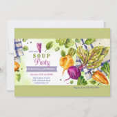 スープパーティの招待状 招待状 (正面)