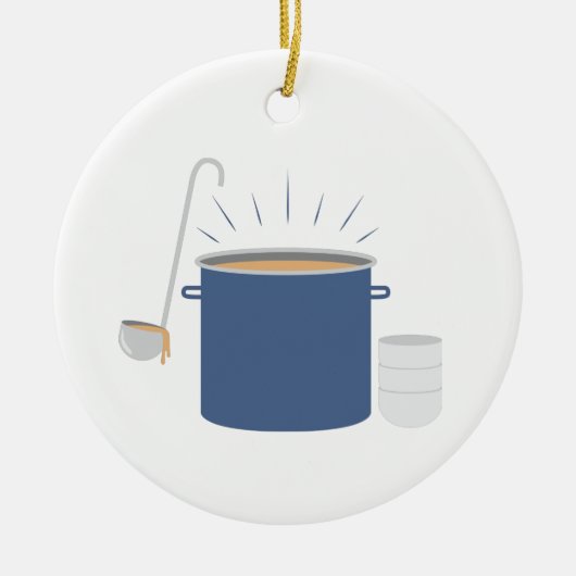 スープポット セラミックオーナメント (正面)