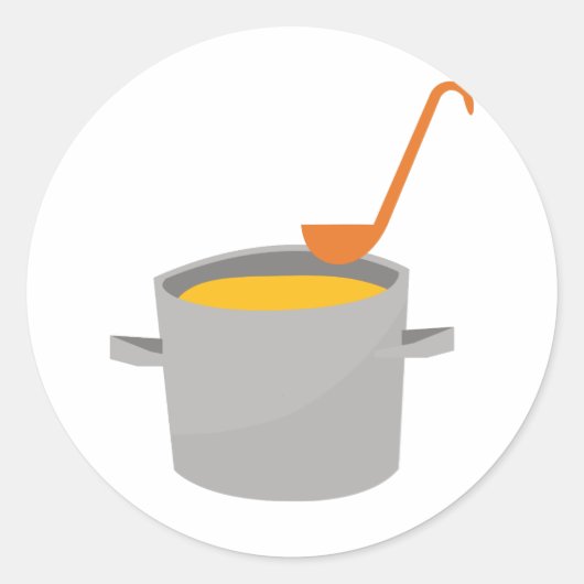 スープポット ラウンドシール (正面)