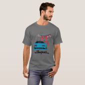 スープラ MK4 サクラ鳥居 JDM アート Tシャツ (正面フル)