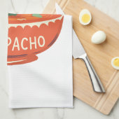 スープレッドスタイル:ガスパチョで私を食べた キッチンタオル (四つ折り)