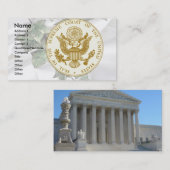 スープレームコートシールオンアイビー&サテン 名刺 (正面/裏面)