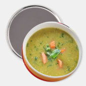 スープ冷蔵庫磁石のホットボウル マグネット (正面/裏面)
