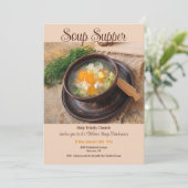 スープ夕食招待状 招待状 (スタンド正面)