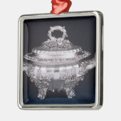 スープ深皿、ポールStorrがなす組の1 メタルオーナメント (左)