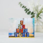 スープ缶 – 昼食後 ポストカード (スタンド正面)