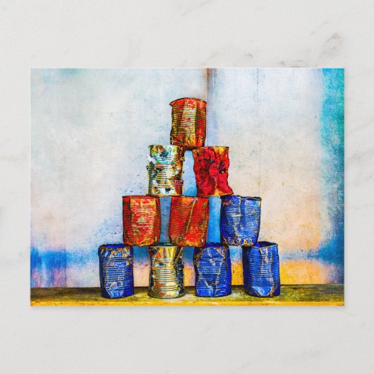 スープ缶 – 昼食後 ポストカード (正面)