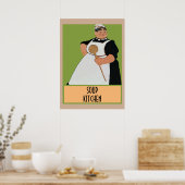 スープ調理師、追加文字ポスター ポスター (キッチン)