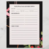 スープ&サラダレシピ |ブラックボタニカルさくらんぼ (裏面)