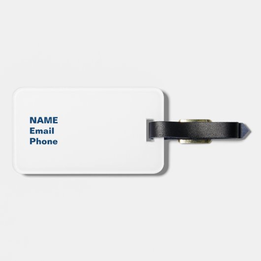 スープ ラゲッジタグ (裏面横)