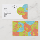 スーベニアドリンク傘 名刺 (正面/裏面)