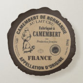 スーベニア・ド・フランス：ルカマンベール ラウンドクッション (裏面)