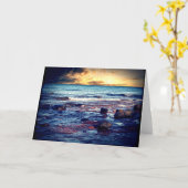 スーペリアサンセット湖 カード (黄色い花)