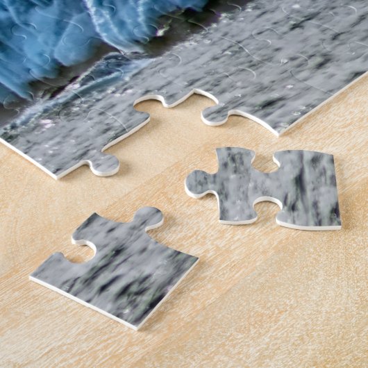 スーペリアレイクショア凍っていミネソタ ジグソーパズル (側面)