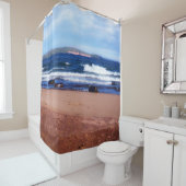 スーペリア海岸線湖 シャワーカーテン (インサイチュ)