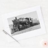 スーペリア湖と鉄道エンジン#20 長方形シール (封筒)