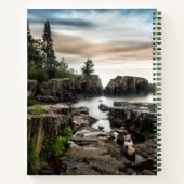 スーペリア湖の海岸 |ミネソタ ノートブック (裏面)