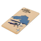 スーペリア湖北アメリカの地図 マグネット (左側)