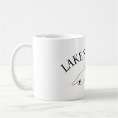 スーペリア湖地図 コーヒーマグカップ (左)