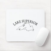 スーペリア湖地図 マウスパッド (マウス)