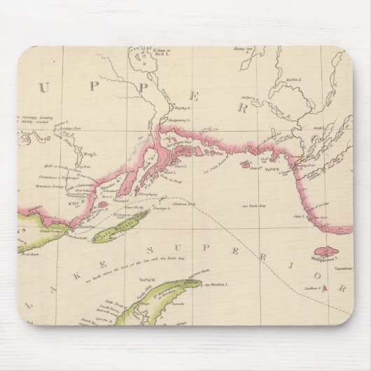 スーペリア湖 マウスパッド (正面)