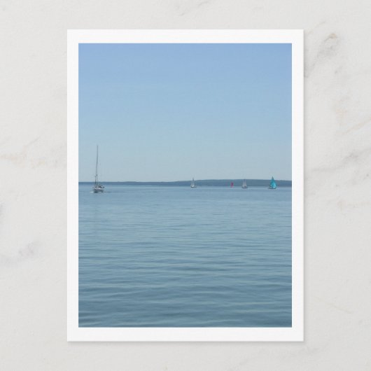 スーペリア湖(2)はがき ポストカード (正面)