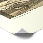 スーペリアWIパノラママップ – 1883 ポスター (角)