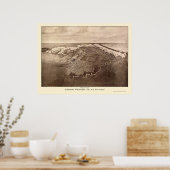 スーペリアWIパノラママップ – 1913 ポスター (キッチン)