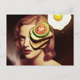 スールアボカドトースト&エッグブレックファースト ポストカード