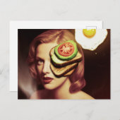 スールアボカドトースト&エッグブレックファースト ポストカード (正面/裏面)