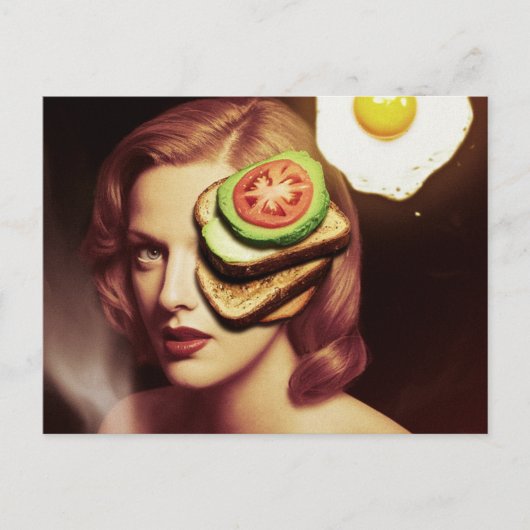 スールアボカドトースト&エッグブレックファースト ポストカード (正面)