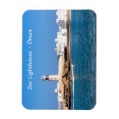 スールライトハウス(漁船付) -スール(オマーン) マグネット (縦)