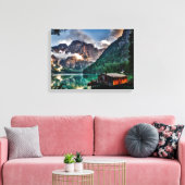 スーレアイタリアンル湖 キャンバスプリント (インサイチュ (リビング))