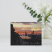 スーロックでの日没 ポストカード (スタンド正面)