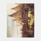 スー戦争評議会ジョージ・カトリン1850年頃 フリースブランケット (正面)