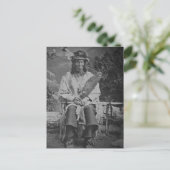 スー族のチーフ・メディシン・ベア ヴィンテージ ポストカード (スタンド正面)