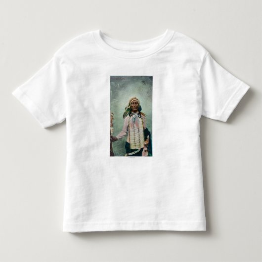 スー族の主な鉄の尾ポートレート トドラーTシャツ (正面)