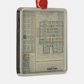 スー族の急流、Onawaのstorm湖、Newellの計画 メタルオーナメント (右)