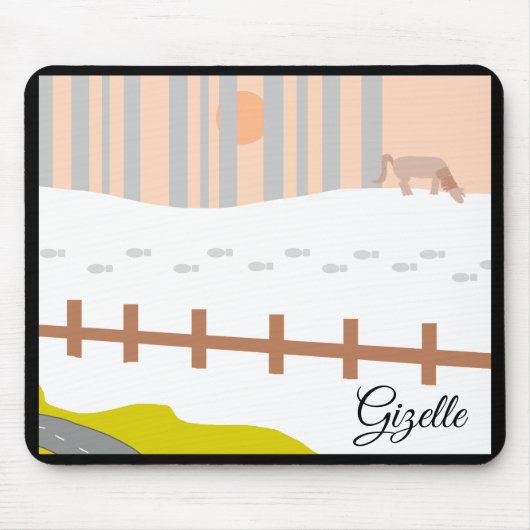 スー族の滝へ マウスパッド (正面)