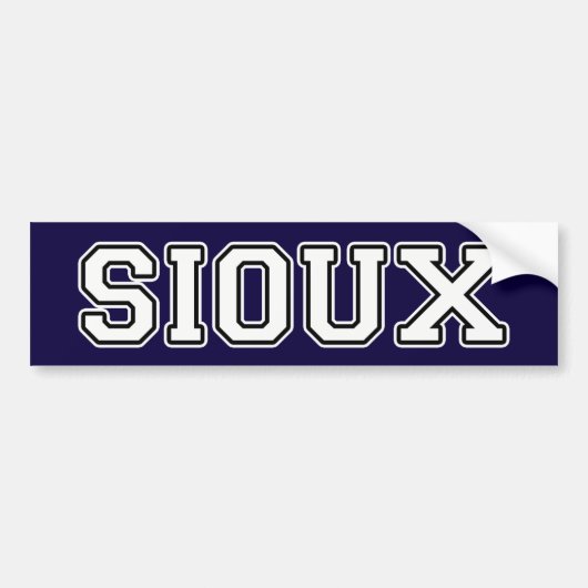 スー族 バンパーステッカー (正面)