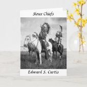 スー族Chiefs 1905年 カード (黄色い花)