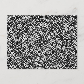 スー渦巻形のポストカード ポストカード