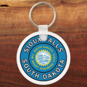 スー滝サウスダコタ キーホルダー (正面)