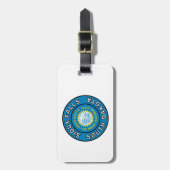 スー滝サウスダコタ ラゲッジタグ (正面縦)