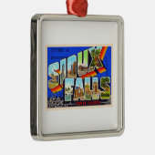 スー滝サウスダコタSD大文字葉書 メタルオーナメント (右)