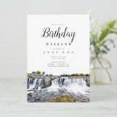 スー滝ズウォーターフォール誕生日ウィークエンド招待状 招待状 (スタンド正面)