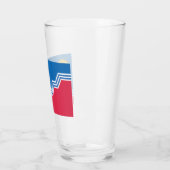 スー滝国旗(ノースダコタ) タンブラーグラス (左)