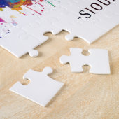 スー秋サウスダコタスカイライン ジグソーパズル (側面)