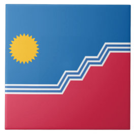 スー秋州旗（サウスダコタ） タイル